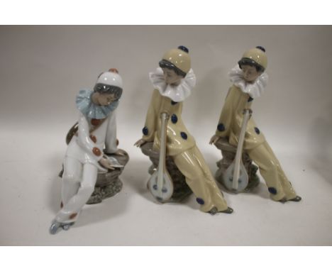 THREE NAO CLOWN FIGURES