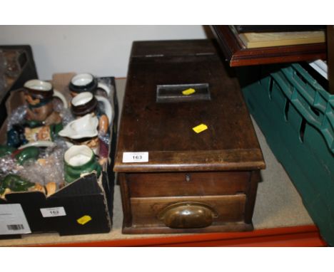A VINTAGE CASH BOX