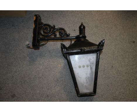 A CAST VINTAGE 'PUB MASTER' PUB LANTERN