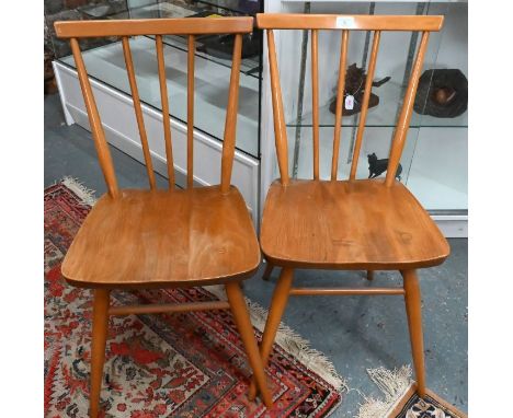 A pair of vintage Ercol 391 side chairs (2)