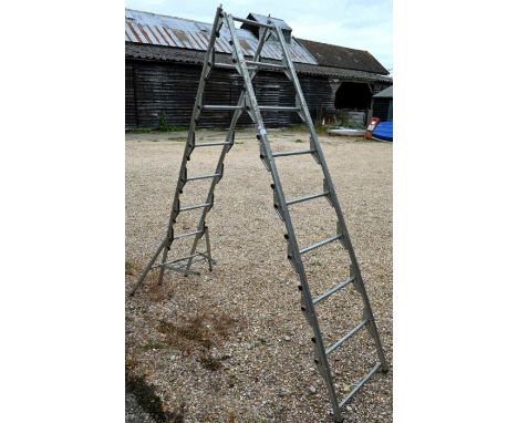 A multi-position/adaptable trades persons ladder/platform