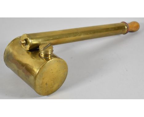 A Vintage Brass Garden Sprayer, 46cm Long 