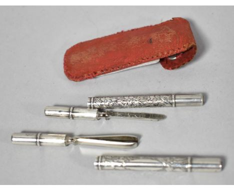 A Pair of Silver Manicure Tools, Birmingham 1906 by Francis Webb 
