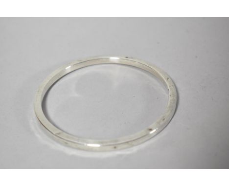 A Silver Slave Bangle, Birmingham 1922 by Adie &amp; Lovekin, 18.5cm diameter 