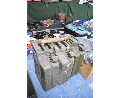 Three Vintage Jerry Cans 