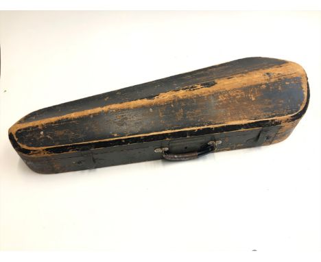 A wooden viola case, bearing interior label inscribed 'W.E.HILL &amp; SONS, Violin Makers, 38 NEW BOND STREET, W...'