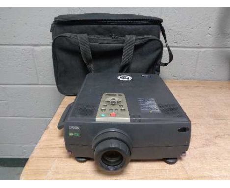 An Epson EMP 7250 projector in carry case 