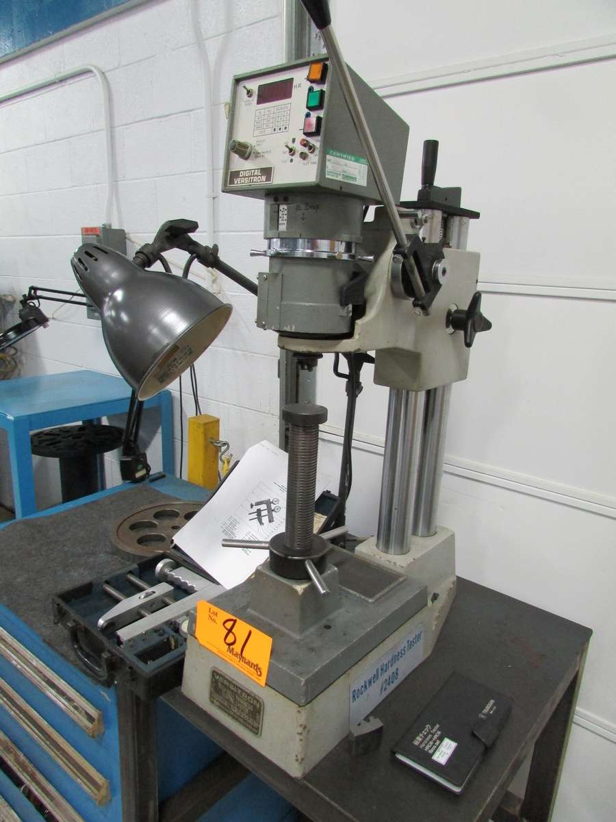 Versitron Rockwell Hardness Tester with Wilson M51 Portable Rockwell