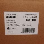 Utility Pump (see photo for specifications)