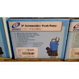 2'' Submersible Trash Pump (see photo for specifications)