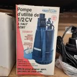 Utility Pump (see photo for specifications)