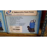 2'' Submersible Trash Pump (see photo for specifications)