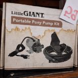 Portable Pony Pump (see photo for specifications)