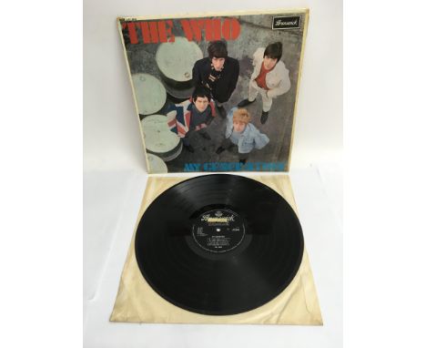 A first UK pressing of The Who ‘My Generation’ LP on the Brunswick label Mono LAT 8616. Some very light marks to both sides o