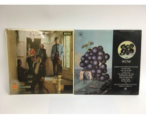 Two early pressings of LPs comprising 'Shake Down' by Savoy Brown Blues Band on Decca LK 4883 and 'Wow' by Moby Grape on CBS 