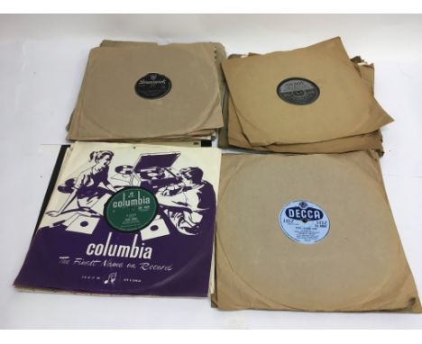 A small collection of 78rpm rock n roll and skiffle records by various artists including Bill Haley, Everley Brothers, Elvis 