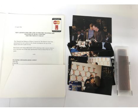 A collection of over 100 original photos and postcards together with some ticket stubs of 'The Who' at various concerts and t