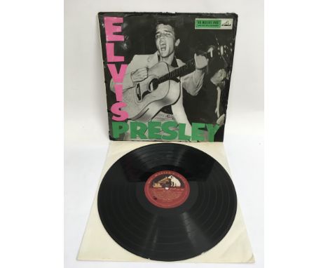 A first UK pressing of Elvis Presleyâ€™s debut LP in a good condition. Some minor scratches to both sides, a slightly deeper 