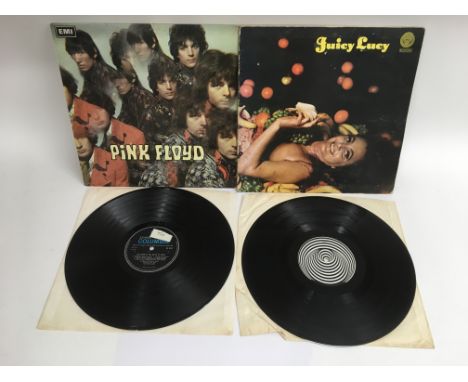 A first pressing mono copy of the 'Piper At The Gates Of Dawn' LP by Pink Floyd SX6157 together with an early pressing of 'Ju