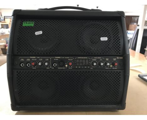 A TA 100R Trace Elliot Acoustic Amp together with a Trace Elliot 400w slave speaker. Has been recently serviced.