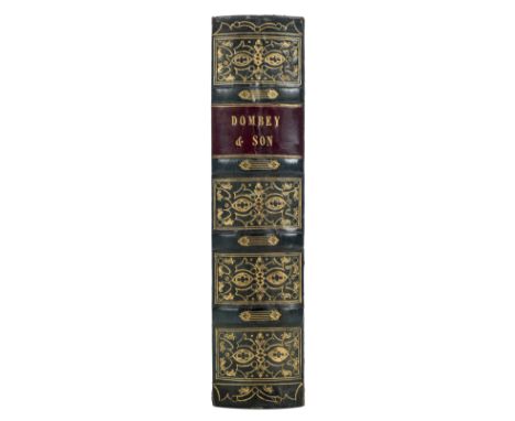 Dickens (Charles). Dombey and Son, 1st edition, Bradbury and Evans, 1848, bound from the parts, half-title discarded, errata 