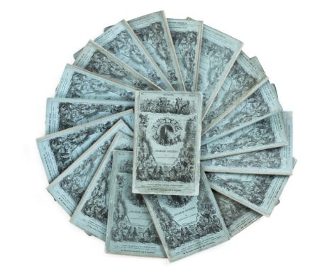Dickens (Charles). Little Dorrit, 20 parts in 19, 1st edition, Bradbury & Evans, 1855-57, forty etched plates, including fron