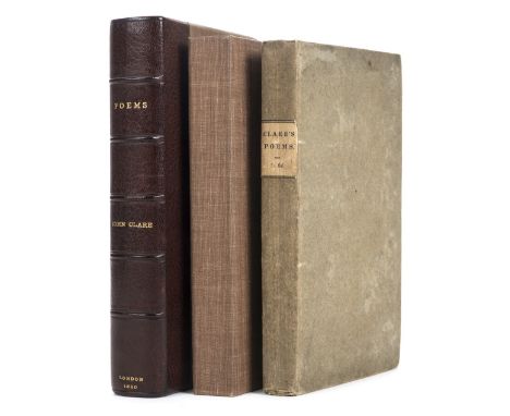 Clare (John). Poems Descriptive of Rural Life and Scenery, 1st edition, printed for Taylor and Hessey, 1820, half-title, erra