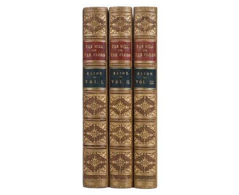 Eliot (George, i.e. Marian Evans). The Mill on the Floss, 3 volumes, 1st edition, William Blackwood, 1860, half-titles presen
