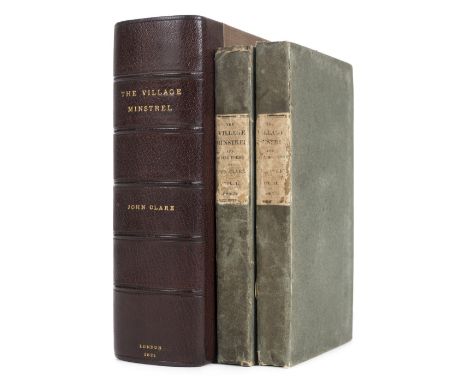 Clare (John). The Village Minstrel, and Other Poems, 2 volumes, 1st edition, 1st issue, printed for Taylor and Hessey, 1821, 