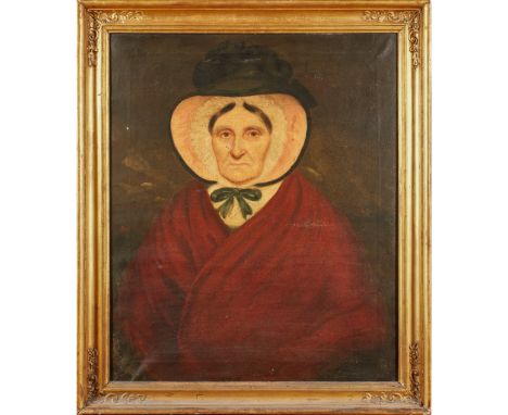 JACOBITE INTEREST: 19TH CENTURY BRITISH SCHOOL PORTRAIT OF MRS MACDONALD, AGED 102 oil on canvas, bearing inscription verso(7