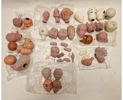 Quantity of various puppet spares&nbsp;including a Lanchester Lee marionette, boxed&nbsp;and Woodstock and Snoopy parts&nbsp;