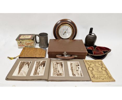 Ridgway HMB Her Majesty's Blend tea tin, postcards, photographs, barometer&nbsp;and other collectable items to include small 
