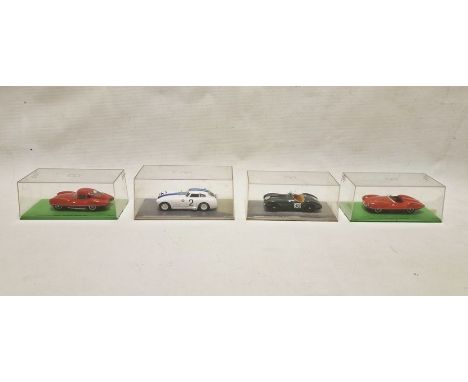 Four cased Bizarre model diecast 1:43 scale cars&nbsp;to include Frazer Nash MM LM 50, Cunningham C-4RK LM 1952, BZ251 Alfa R