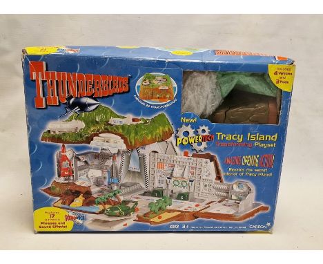 Thunderbirds Tracy Island Transforming Playset , boxed fab one car and two thunderbirds metal lunch boxes(boxed)&nbsp;Conditi