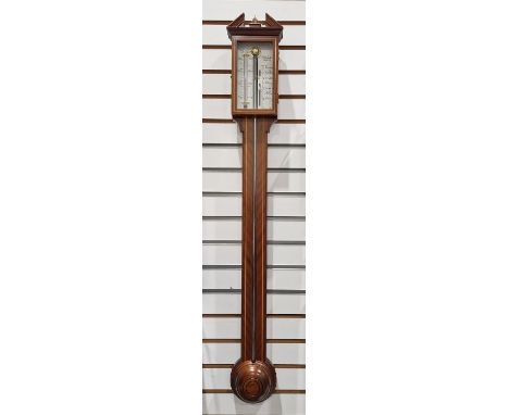 Russell, Norwich reproduction stick barometer, 98cm