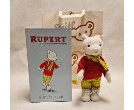 Steiff Rupert Classic (boxed) with bag, 28cm (certificate #02697 of 3000)