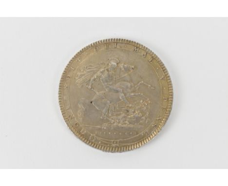United Kingdom -  George III (1760-1820), New Coinage (1816-1820), Crown, dated 1820, laureate portrait of King George III, r
