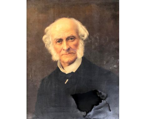 Possible portrait of Sir Samuel Morton Peto 1st Baronet (1809-1889), late of Somerleyton Hall, Lowestoft, Suffolk, 63x50cmPro