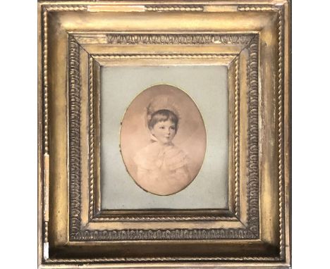 Alexander Blaikley (1816-1903), a 19th century portrait of a young girl, chalk and charcoal on paper, dated 1879 to verso, 12