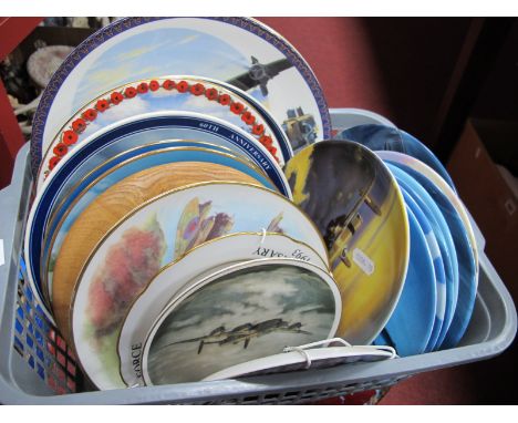 Collectors Plates by Worcester R.A.F Themed (9), plus fourteen others (23)