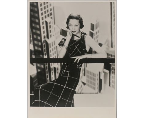 Likely a reprint -&nbsp;Paul Tanqueray (British 1905-1991), silver gelatine photographic print, Gertrude Lawrence,1932, dated