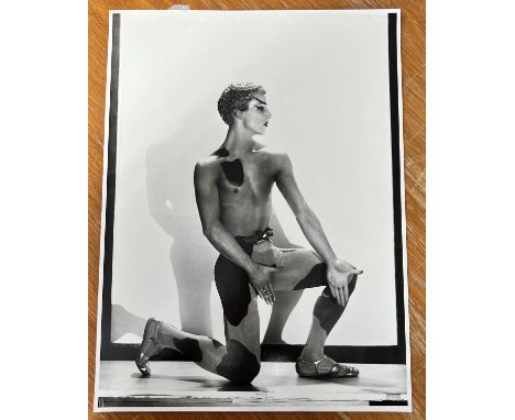 Likely a reprint -&nbsp;A silver gelatine photographic print, Dancer, William Chappel, titled on reverse, 40cm x 30cm. Willia