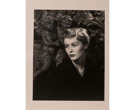 Likely a reprint -&nbsp;Paul Tanqueray (1905-1991) Virginia McKenna, silver gelatine photographic print, 1952, titled on reve