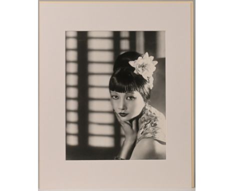 Likely a reprint -&nbsp;Paul Tanqeuray (British 1905-1991) - Anna May Wong, dated 1933 and titled on reverse, mounted, 40cm x