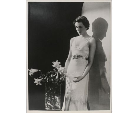 Likely a reprint -&nbsp;Paul Tanqueray (British 1905-1991),&nbsp; Lady Bridget Poulett, silver gelatine photographic print, 1