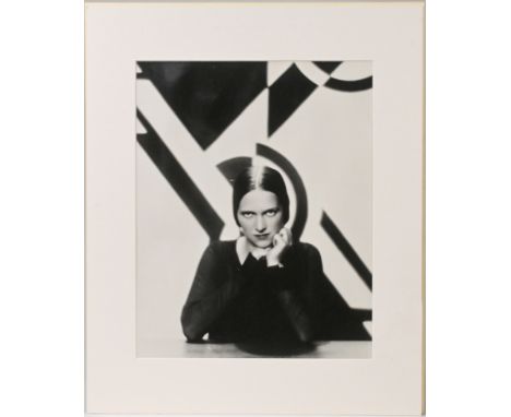 Likely a reprint -&nbsp;Paul Tanqueray (British 1905-1991) silver gelatine photographic print - Ethel Mannin, 1930, dated and