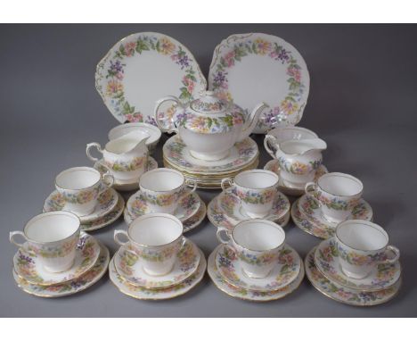 A Collection of Country Lane Teawares with Paragon and Royal Albert Examples to include Teapot, Milk Jugs, Cups, Saucers, Sid