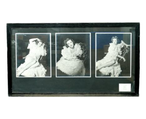 Horace Roye (British, 1906-2002): three black and white portrait photographs of the actress Leonora Corbett, each 35.5 by 27.