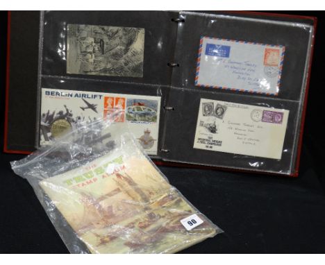 An Album Of 1st Day Covers Together With A Trusty Stamp Album