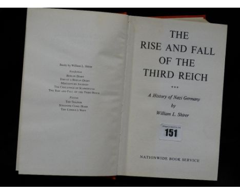 A Vintage Book Titled "The Rise &amp; Fall Of The 3rd Reich"                        